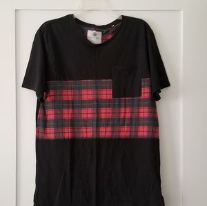 Pacsun Red Plaid T Large